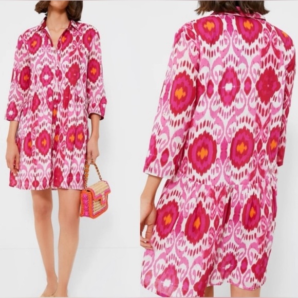 Tuckernuck Pink Floral Mini Dress - Picture 2 of 9